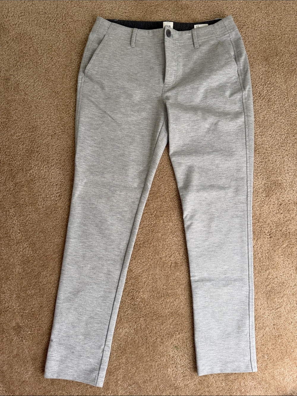 Women’s Slim Stretch Pants - Light Gray